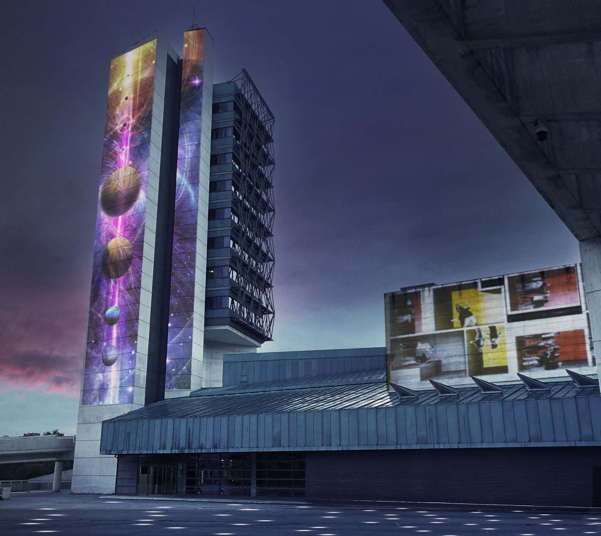 Videomapping Cuando el cielo se apaga, el Museo se enciende