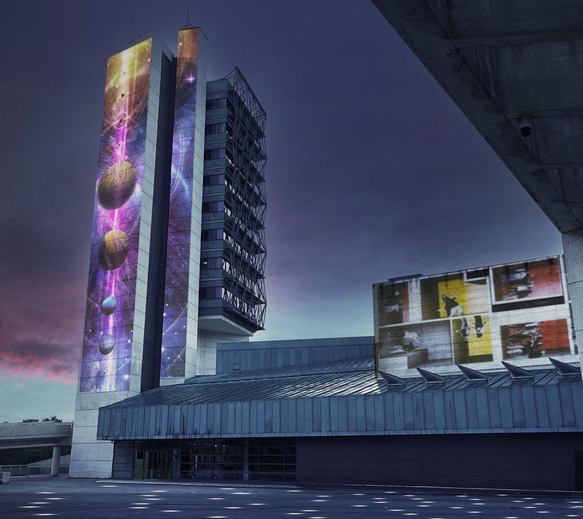 Videomapping Cuando el cielo se apaga, el Museo se enciende