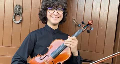 Concerto de violín e piano pecha o Ano Castelao