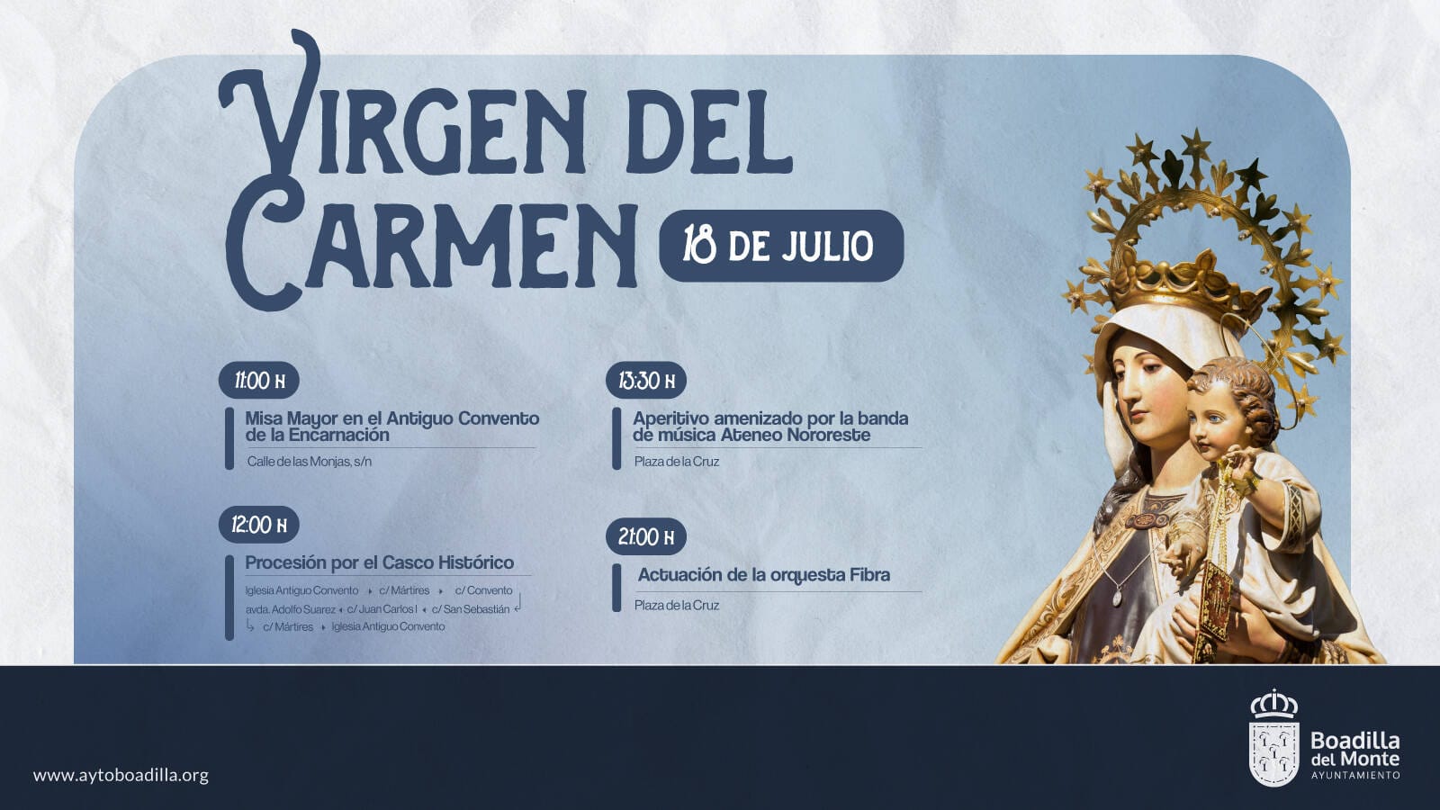 Festividad de la Virgen del Carmen
