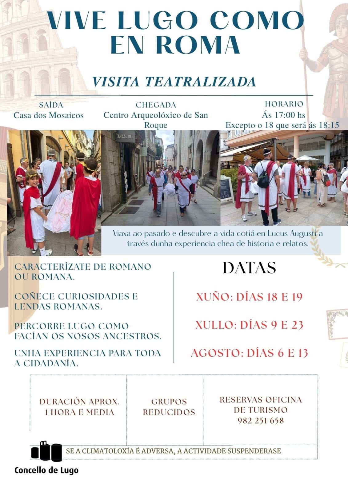 Visita guiada Vive Lugo como en Roma