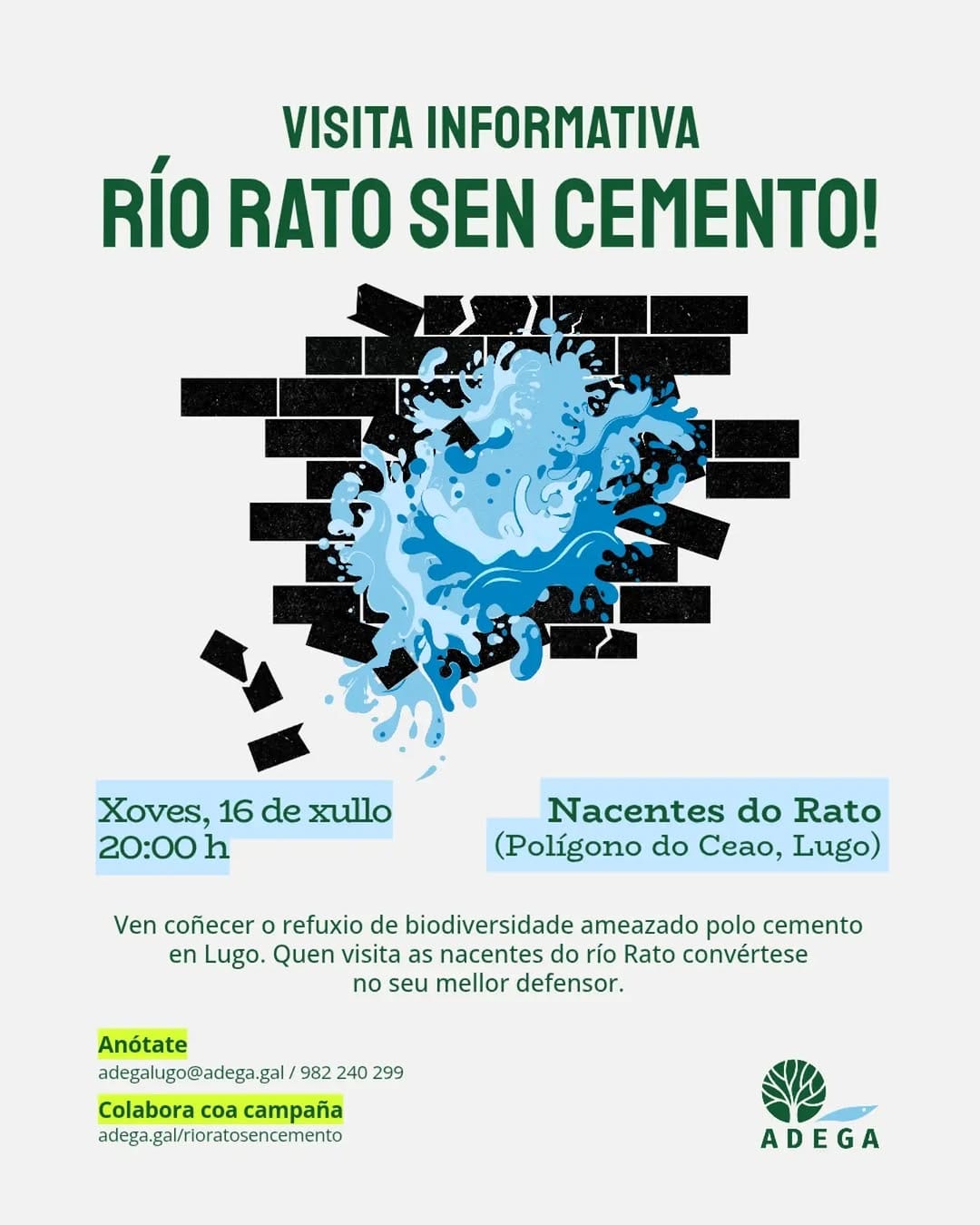 Visita informativa Río Rato Sen Cemento