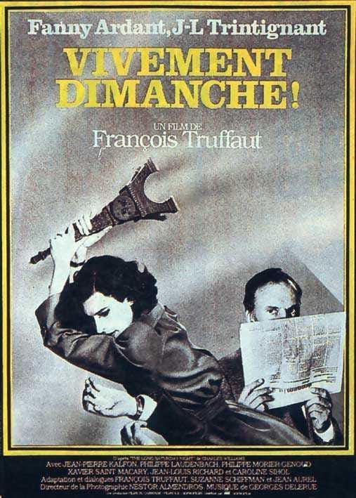 Proyecci贸n de Vivamente el domingo - Ciclo Truffaut