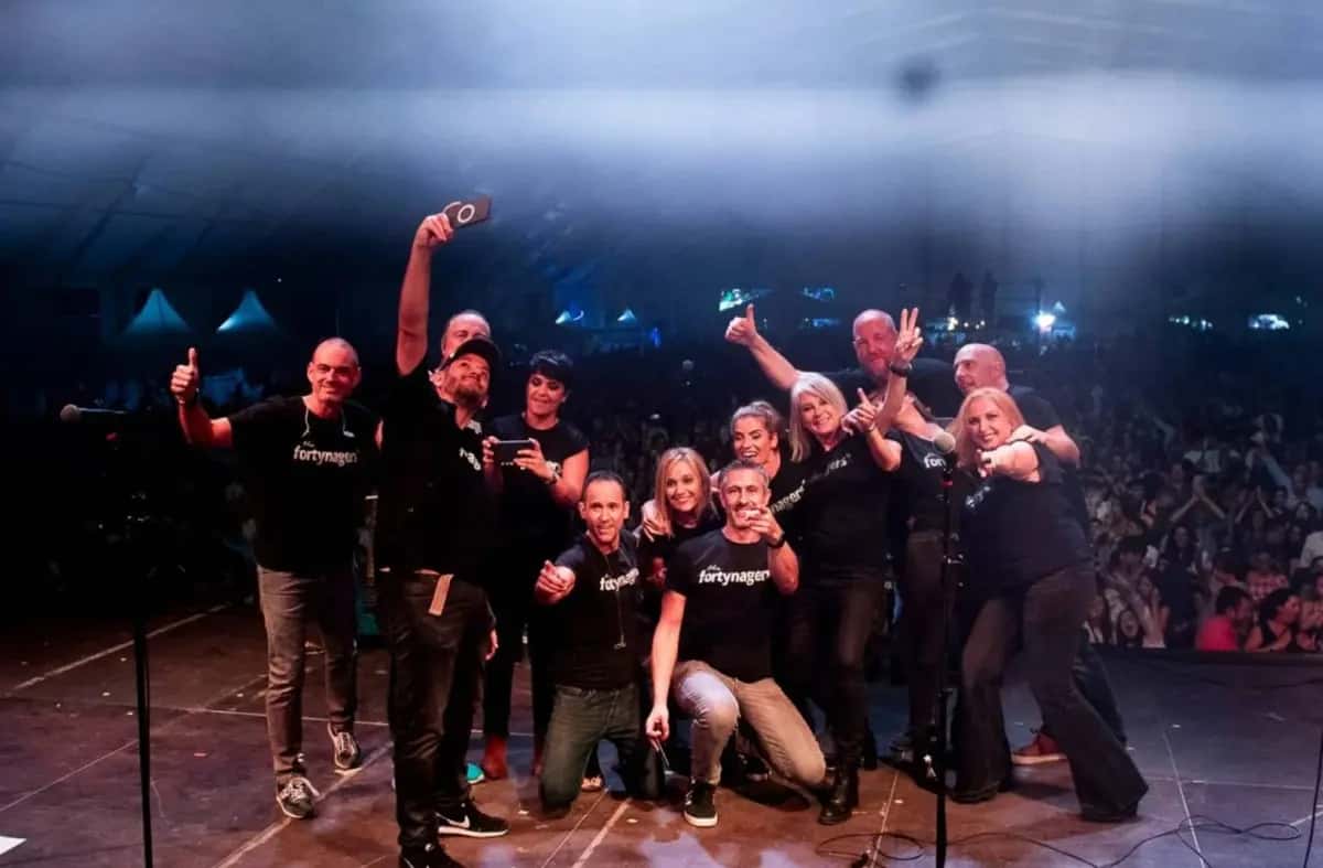 Concierto solidario de The Fortynagers