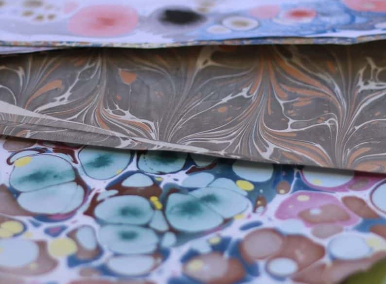Body Marbling en papel