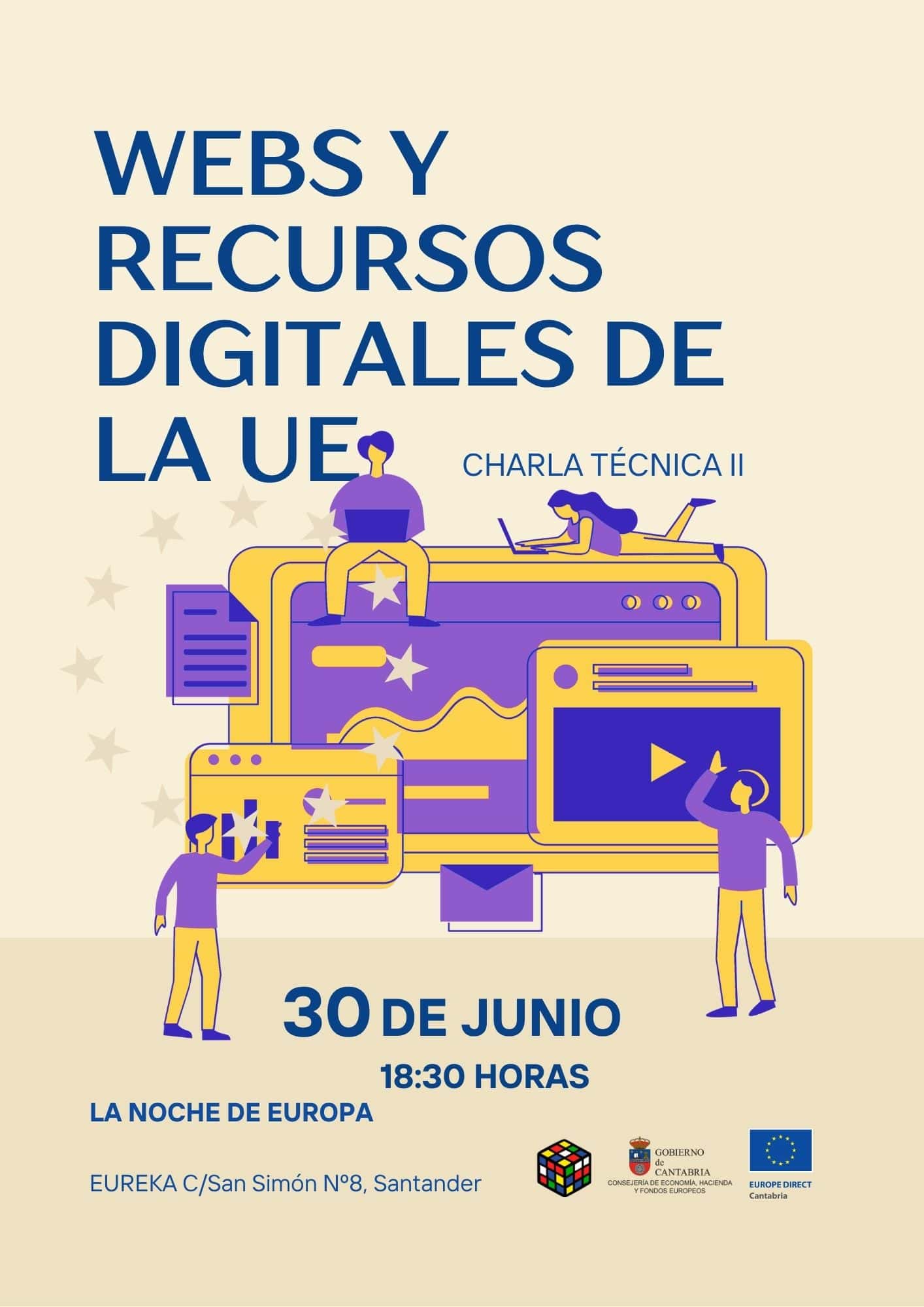 Charla Técnica II 'Webs y recursos digitales de la UE'