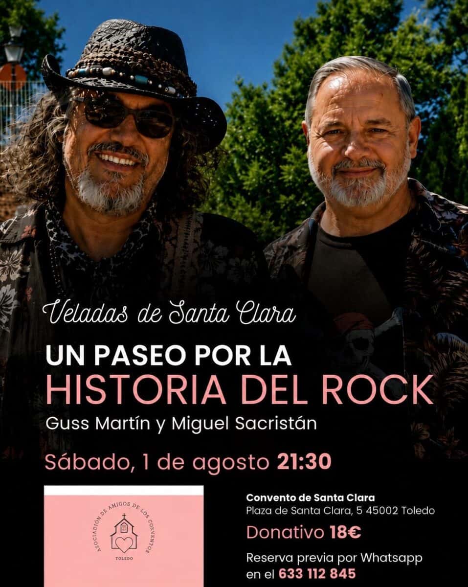 Veladas de Santa Clara - Un paseo por la historia del Rock