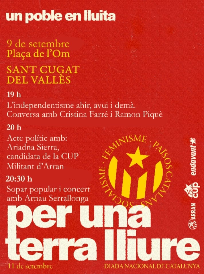 Acte de l'Esquerra Independentista (Arran, Endavant i CUP)