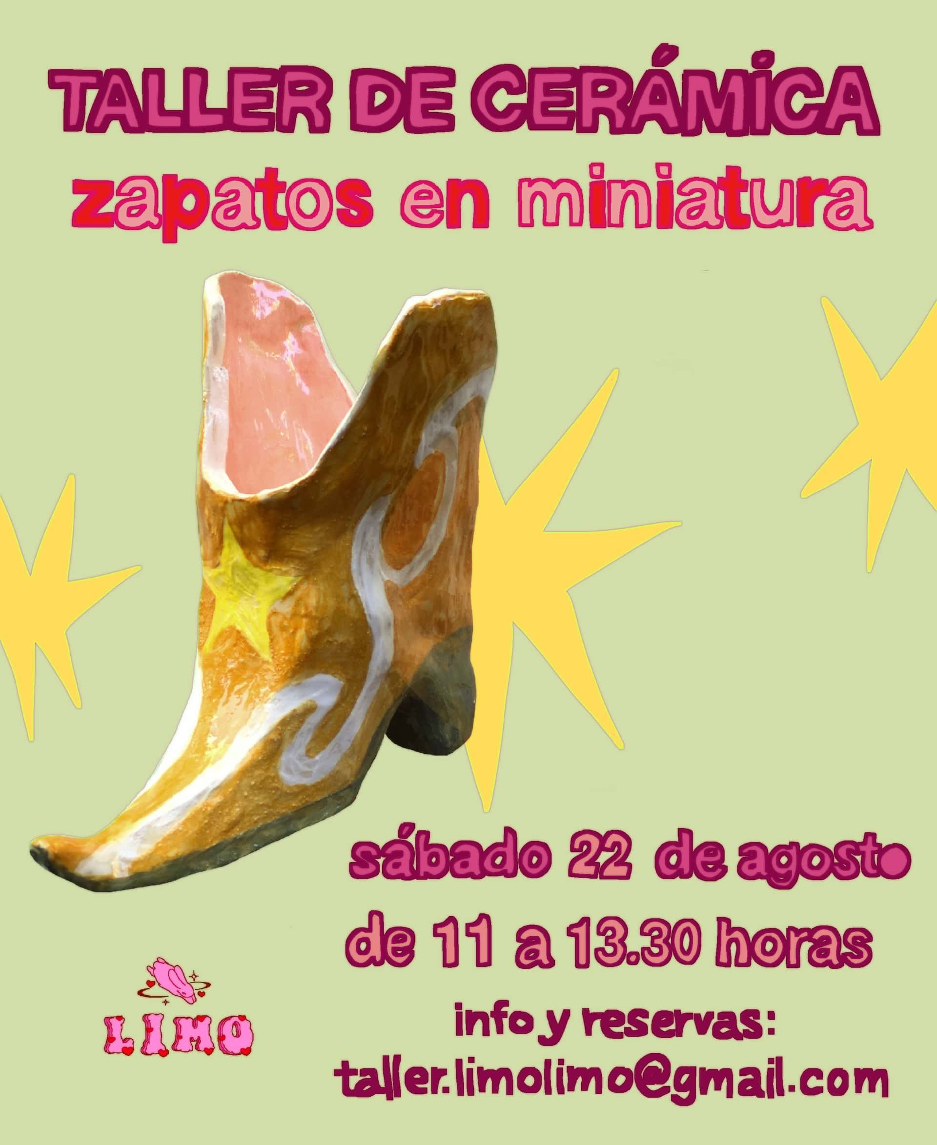 Taller de cerámica Zapatos en miniatura