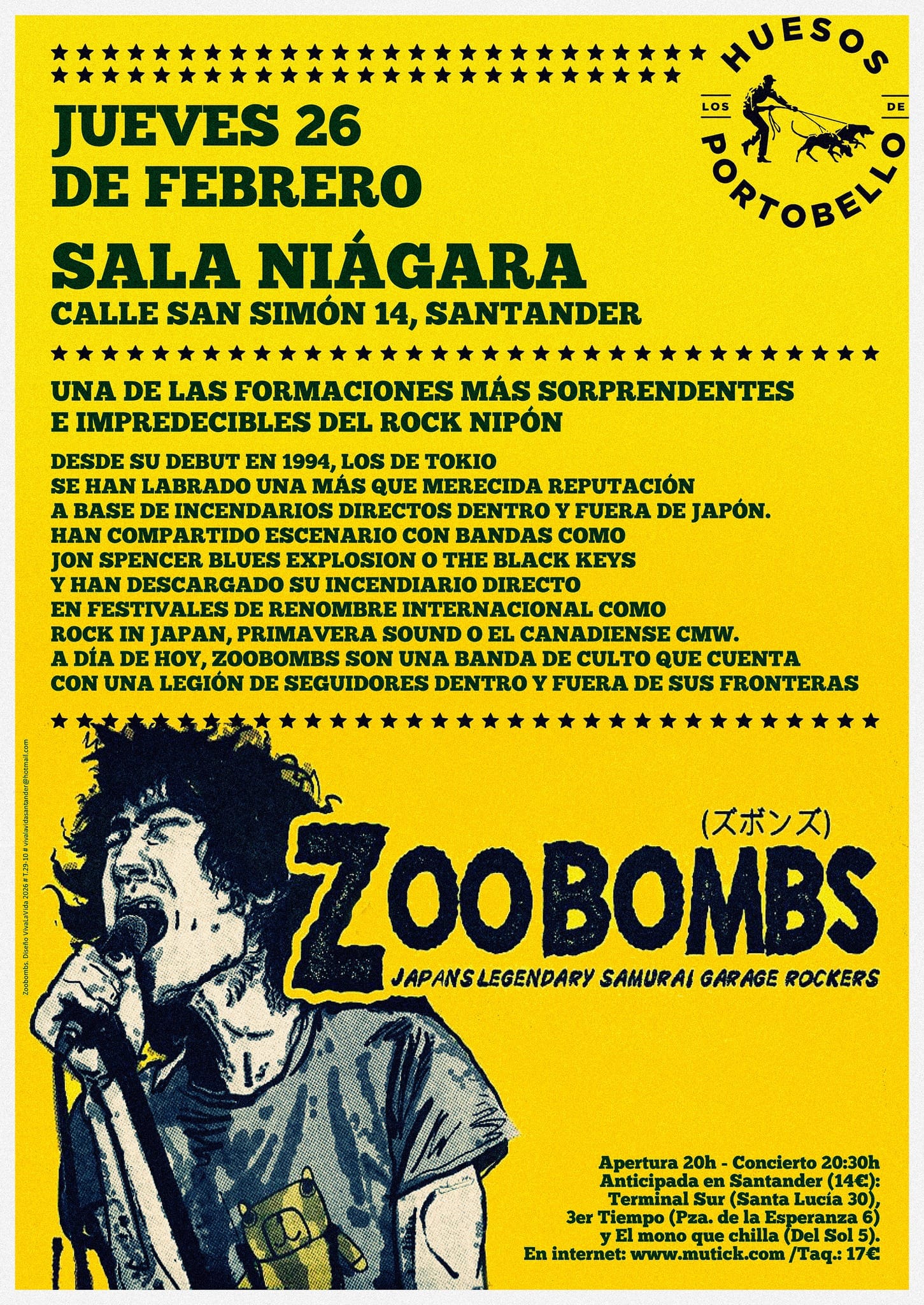 Concierto de Zoobombs en Santander